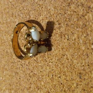 Opal Butterfly Ring Size 5